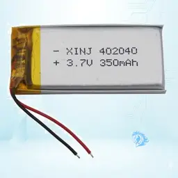 باتری لیتیوم پلیمر با ظرفیت 350mAh سایز 402040
