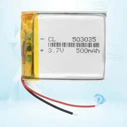 باتری لیتیوم پلیمر با ظرفیت 500mAh سایز 503035