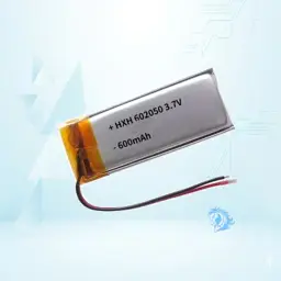 باتری لیتیوم پلیمر با ظرفیت 600mAh سایز 602050