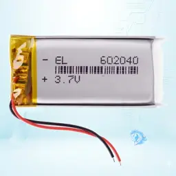 باتری لیتیوم پلیمر با ظرفیت 400mAh سایز 602040