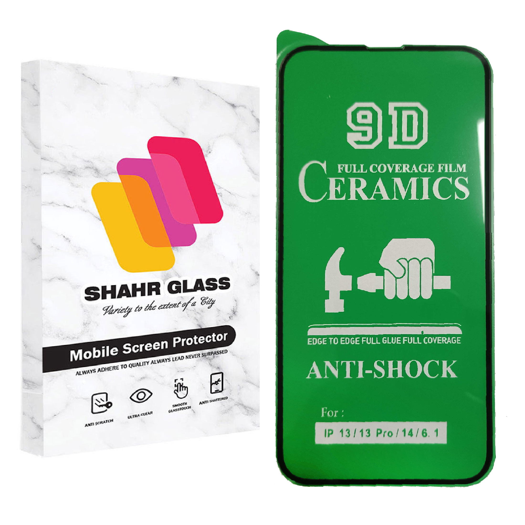 محافظ صفحه نمایش سرامیکی شهر گلس مدل CRM14 مناسب برای گوشی موبایل اپل iPhone 14 / 13 / 13 Pro محافظ صفحه نمایش سرامیکی شهر گلس مدل CRM14 مناسب برای گوشی موبایل اپل iPhone 14 / 13 / 13 Pro
