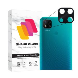 محافظ لنز دوربین فلزی شهر گلس مدل PLATINSHAHR مناسب برای گوشی موبایل شیائومی Poco C3 / Poco C31 / Redmi 9C / Redmi 9 Activ