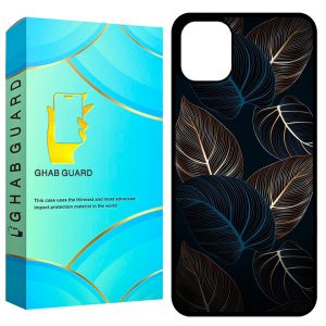 کاور قاب گارد طرح برگ مدل GCHP11 مناسب برای گوشی موبایل اپل iPhone 11