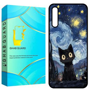 کاور قاب گارد طرح گربه مدل GCHPA50 مناسب برای گوشی موبایل سامسونگ Galaxy A50 / A50s / A30s