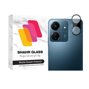 محافظ لنز دوربین فول شهر گلس مدل FULLENSS مناسب برای گوشی موبایل شیائومی Redmi 13C 4G / Poco C65