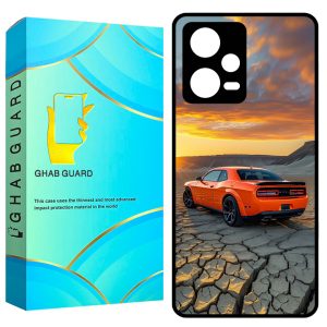 کاور قاب گارد طرح ماشین مدل GCHPN12P مناسب برای گوشی موبایل شیائومی Redmi Note 12 Pro 5G