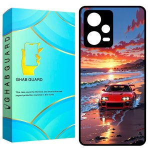 کاور قاب گارد طرح ماشین مدل GCHPN12P مناسب برای گوشی موبایل شیائومی Redmi Note 12 Pro 5G