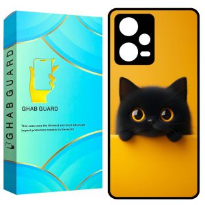 کاور قاب گارد طرح گربه مدل GCHPN12P مناسب برای گوشی موبایل شیائومی Redmi Note 12 Pro 5G