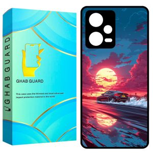 کاور قاب گارد طرح ماشین مدل GCHPN12P مناسب برای گوشی موبایل شیائومی Redmi Note 12 Pro 5G