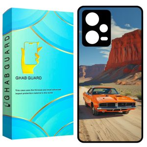 کاور قاب گارد طرح ماشین مدل GCHPN12P مناسب برای گوشی موبایل شیائومی Redmi Note 12 Pro 5G