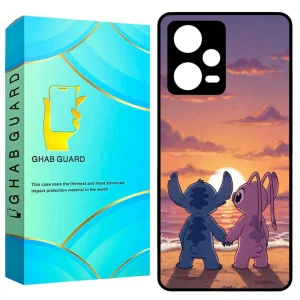 کاور قاب گارد طرح استیچ عاشق Stitch Love مناسب برای گوشی موبایل شیائومی Redmi Note 12 Pro 5G