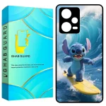 کاور قاب گارد طرح استیچ موج سوار Stitch Wave Surfing مناسب برای گوشی موبایل شیائومی Redmi Note 12 Pro 5G