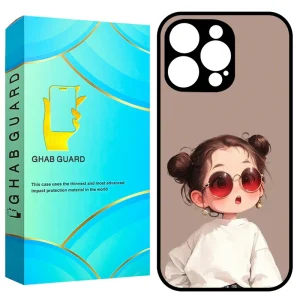 کاور قاب گارد طرح دختر Girl مناسب برای گوشی موبایل اپل iPhone 16 Pro