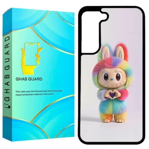 کاور قاب گارد طرح لبوبو هفت رنگ Labubu Colorful مناسب برای گوشی موبایل سامسونگ Galaxy S21 FE 5G