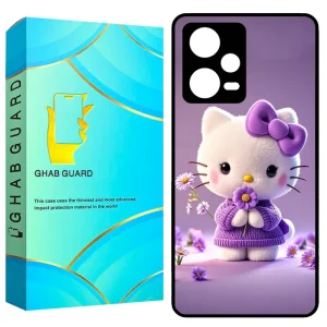 کاور قاب گارد طرح کیتی بامزه Cute Kitty مناسب برای گوشی موبایل شیائومی Redmi Note 12 Pro 5G